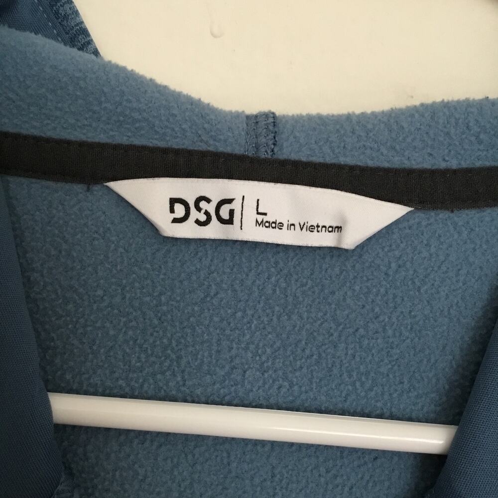 Dick's Sporting DSG Mens Sz L Half Zip Fleece Lightweight Hoodie Jacket Sweater - Picture 3 of 6